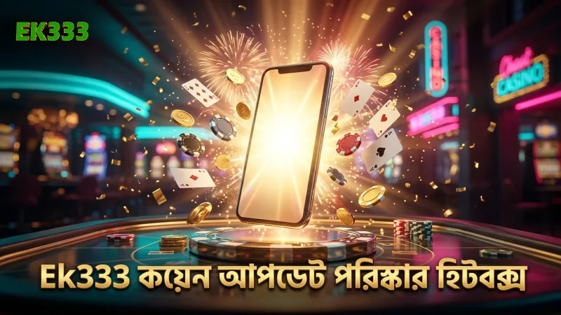 Ek333-এ তাত্ক্ষণিক কয়েন আপডেট ও পরিষ্কার হিটবক্স পেতে থাকুন