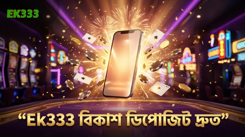 Ek333 ডিপোজিটের জন্য বিকাশ দ্রুততম এবং নিরাপদ মাধ্যম।