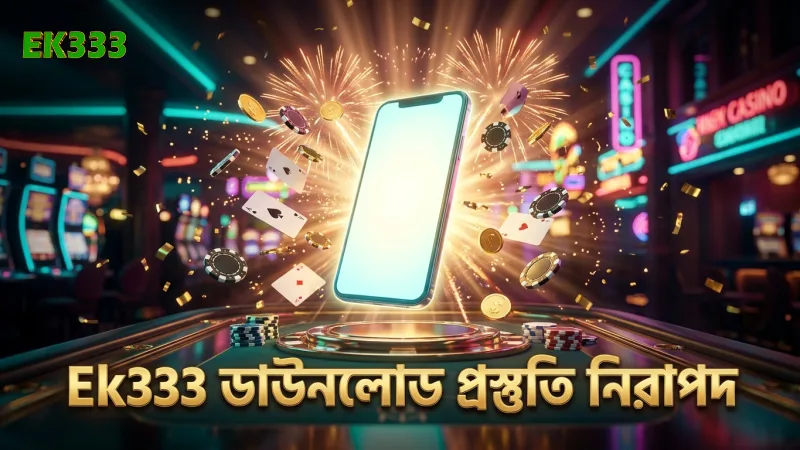Ek333 অ্যাপ ডাউনলোডের জন্য প্রয়োজনীয় প্রস্তুতি ও নিরাপত্তা যাচাই।