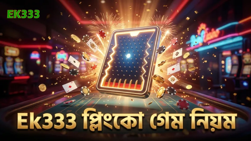 Ek333 প্ল্যাটফোর্মে প্লিংকো গেমের মূল নিয়ম ও ধারণা স্পষ্ট করা হয়েছে