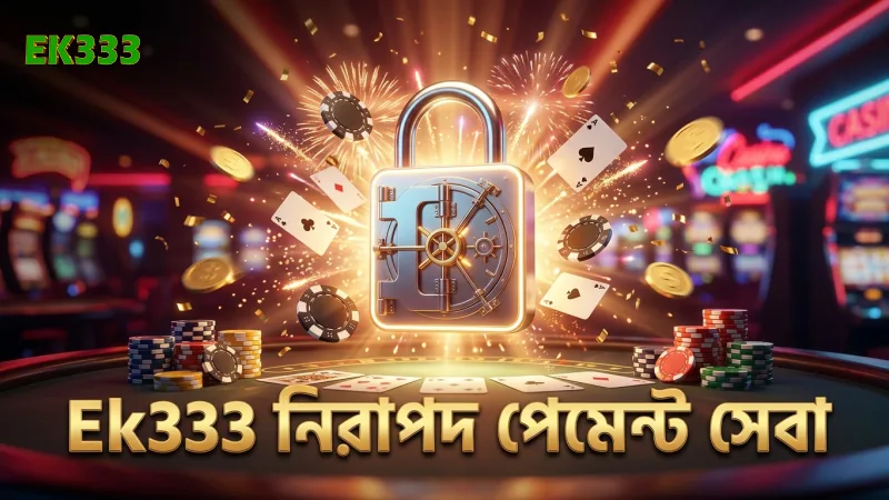 Ek333 প্ল্যাটফর্মে নিরাপদ পেমেন্ট ও ফেয়ার গেমিং নিশ্চিত করা হয়