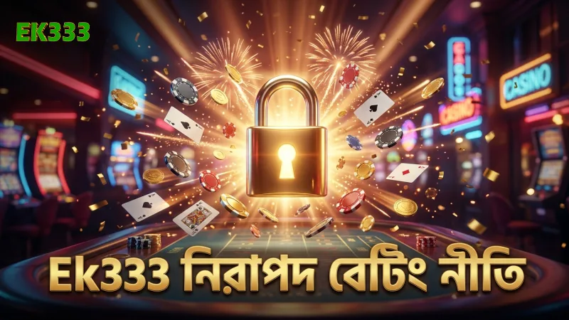 Ek333 প্ল্যাটফর্মে নিরাপদ বেটিং এবং ট্রাস্ট নীতি।