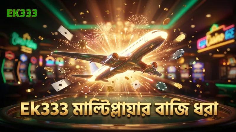 অ্যাভিয়েটর গেমে মাল্টিপ্লায়ার বুঝে বাজি ধরুন Ek333-এ