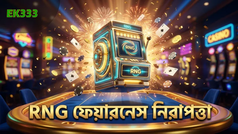 RNG ফেয়ারনেস নিশ্চিত করে খেলার স্বচ্ছতা ও নিরাপত্তা