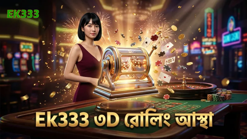 Ek333 প্ল্যাটফর্মের ভিজ্যুয়াল ৩D রোলিং খেলোয়াড়দের আস্থা দেয়