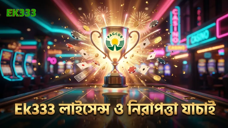 PAGCOR লাইসেন্স ও GLI সার্টিফাইড সুরক্ষা নিশ্চিত করে Ek333