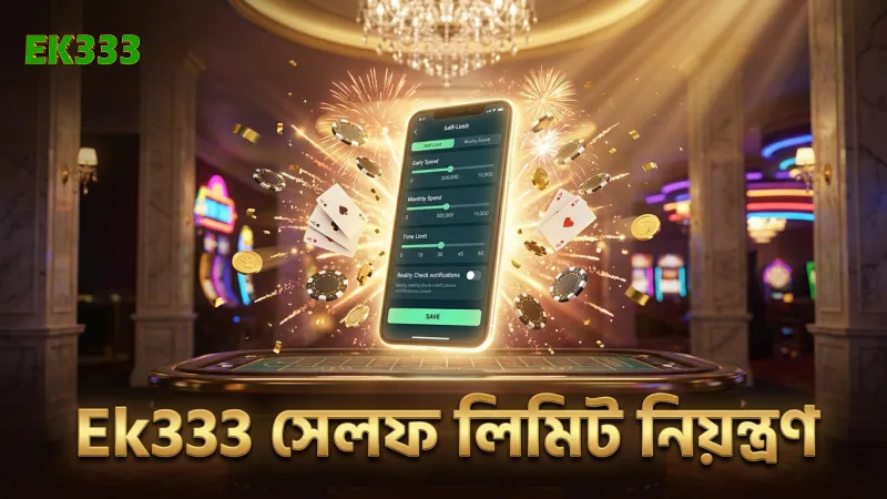 সেলফ-লিমিট ও বাজেট নিয়ন্ত্রণের মাধ্যমে গেমিং সুরক্ষা।