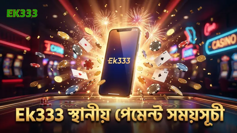 Ek333-এ স্থানীয় পেমেন্ট ব্যবস্থার বাস্তবিক সময়সূচী প্রদর্শিত
