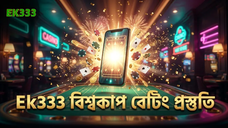Ek333 প্ল্যাটফর্মে বিশ্বকাপ বেটিং শুরু করার প্রস্তুতি